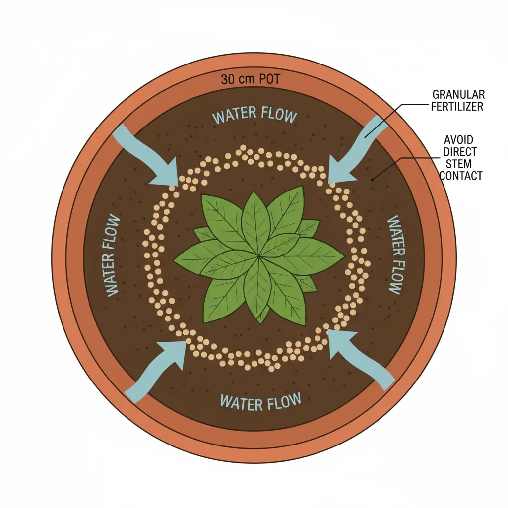 Diagram showing labeled parts and water flow for a container or layout.