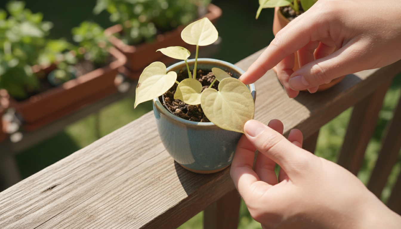 Three low-light houseplants – Snake Plant, ZZ Plant, and Pothos – thrive in minimalist pots within a softly lit, cozy apartment corner.