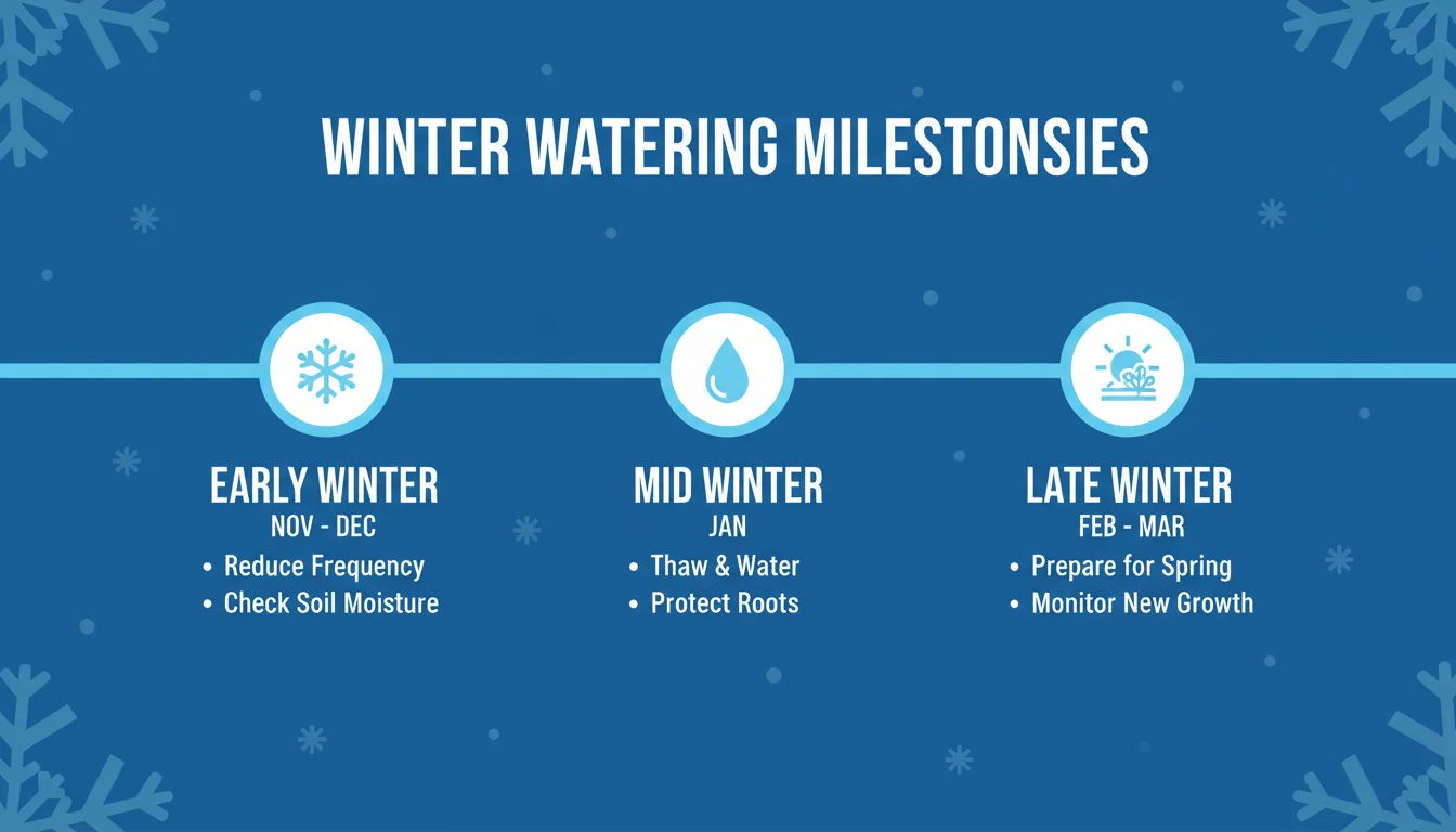 Timeline infographic showing seasonal or weekly container garden tasks.