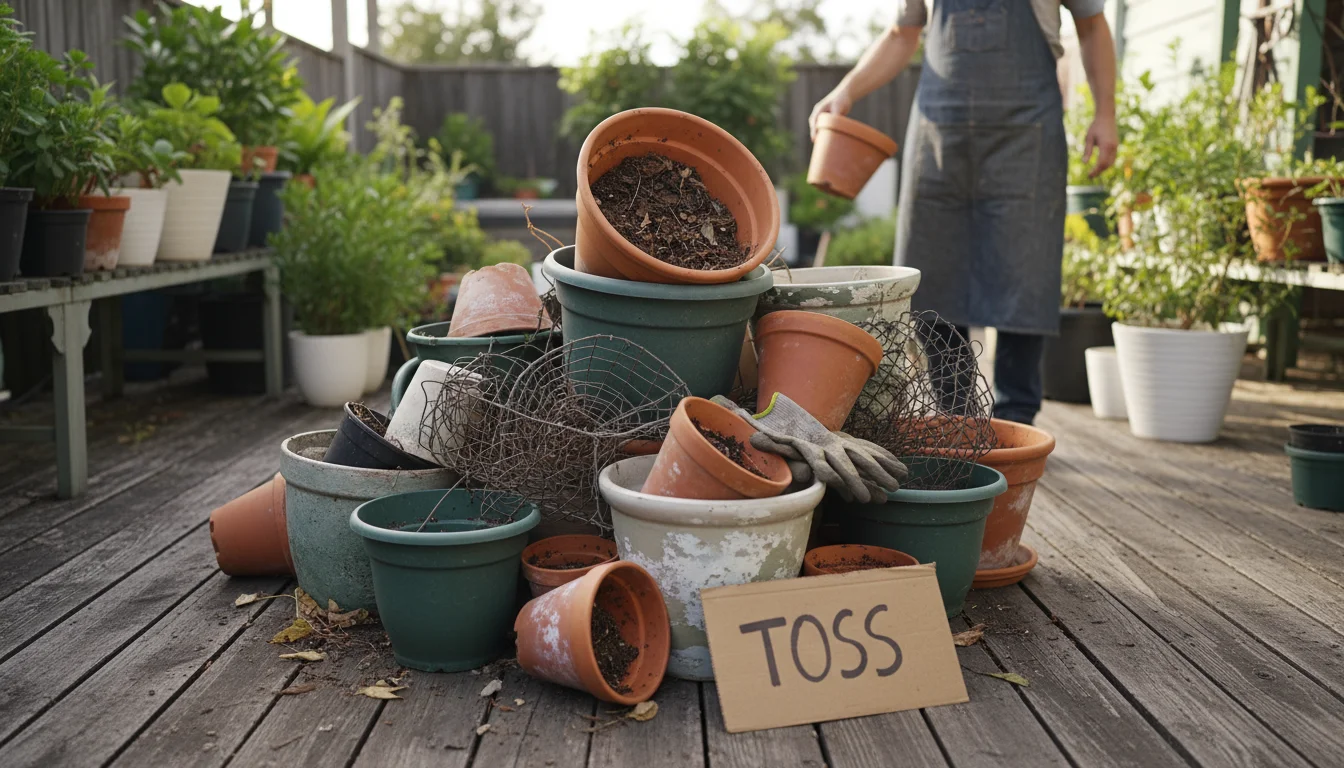 Image for The “Toss” Pile: Knowing When to Let Go of Old Plant Pots