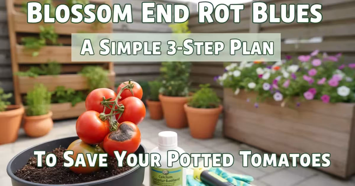 Blossom End Rot Blues: A Simple 3-Step Plan to Save Your Potted Tomatoes This Summer - comprehensive guide