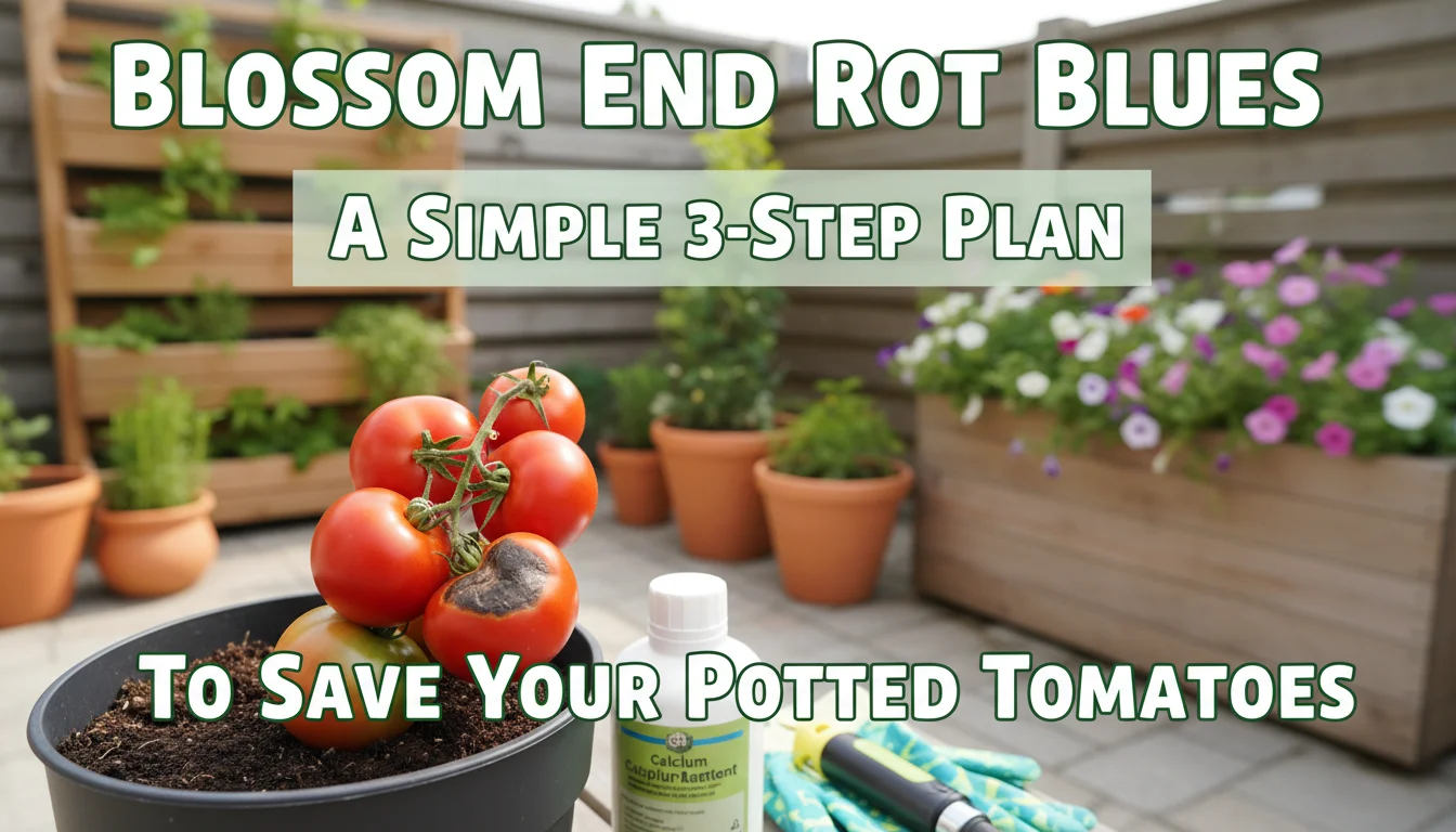 Blossom End Rot Blues: A Simple 3-Step Plan to Save Your Potted Tomatoes This Summer - comprehensive guide