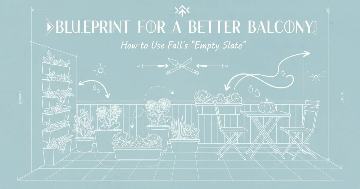Blueprint for a Better Balcony: How to Use Fall’s ‘Empty Slate’ to Fix Last Season’s Layout Mistakes - comprehensive guide