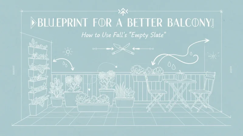 Blueprint for a Better Balcony: How to Use Fall’s ‘Empty Slate’ to Fix Last Season’s Layout Mistakes - comprehensive guide