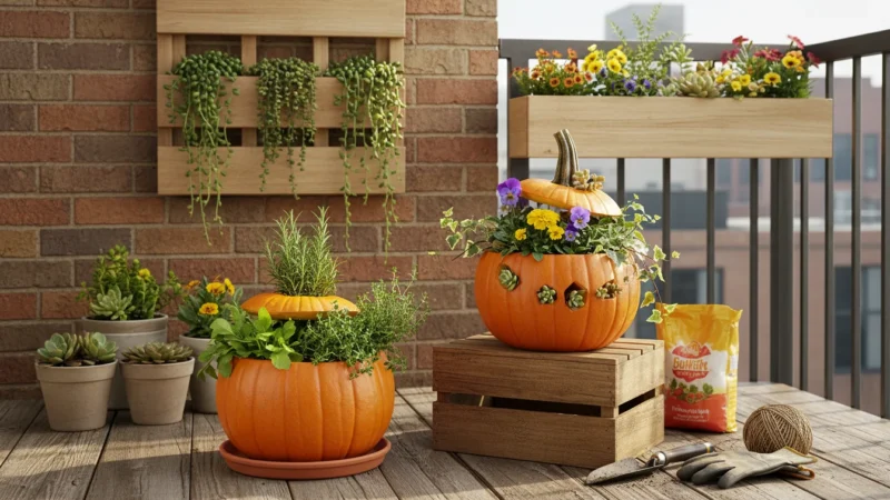 Don’t Toss That Pumpkin! How to Turn Your Halloween Jack-o’-Lantern into a Mini-Compost Pile for Your Containers - comprehensive guide