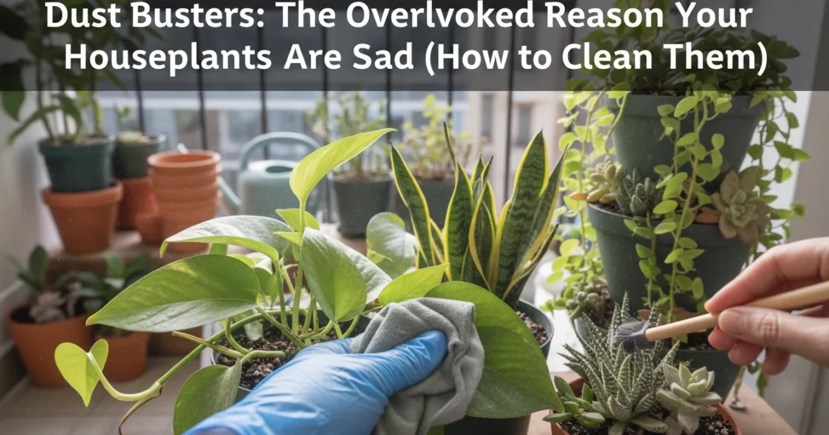 Dust Busters: The Overlooked Reason Your Houseplants Are Sad (And How to Clean Their Leaves) - comprehensive guide