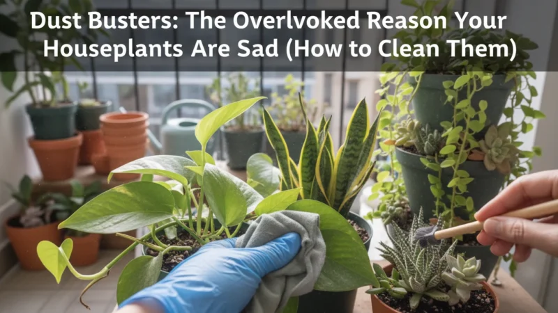 Dust Busters: The Overlooked Reason Your Houseplants Are Sad (And How to Clean Their Leaves) - comprehensive guide