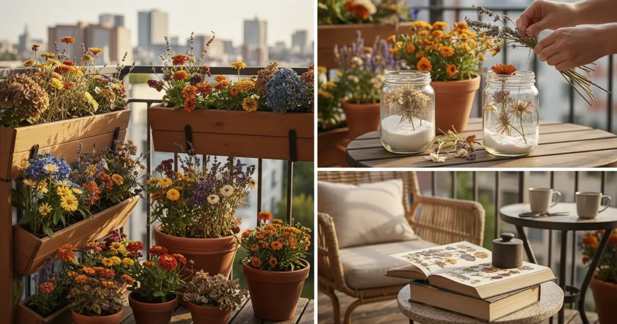 Goodbye, Summer Blooms: 3 Easy Ways to Preserve Your Final Balcony Flowers (Beyond Pressing) - comprehensive guide