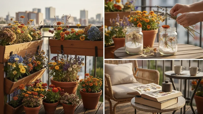 Goodbye, Summer Blooms: 3 Easy Ways to Preserve Your Final Balcony Flowers (Beyond Pressing) - comprehensive guide