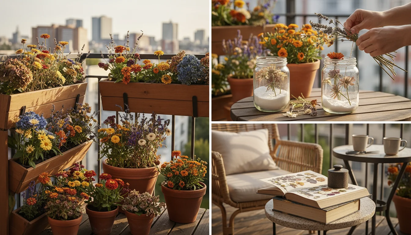 Goodbye, Summer Blooms: 3 Easy Ways to Preserve Your Final Balcony Flowers (Beyond Pressing) - comprehensive guide