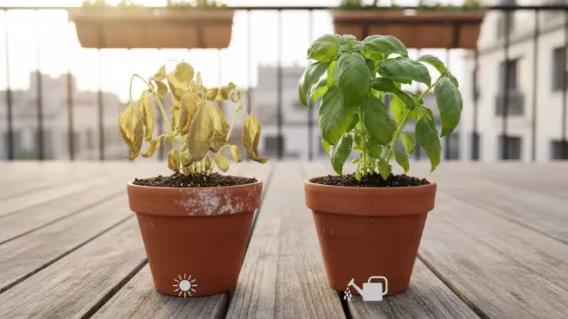 Sun-Scorched or Thirsty? A Beginner’s Visual Guide to Decoding Your Balcony Plant’s Crispy Summer Leaves - comprehensive guide