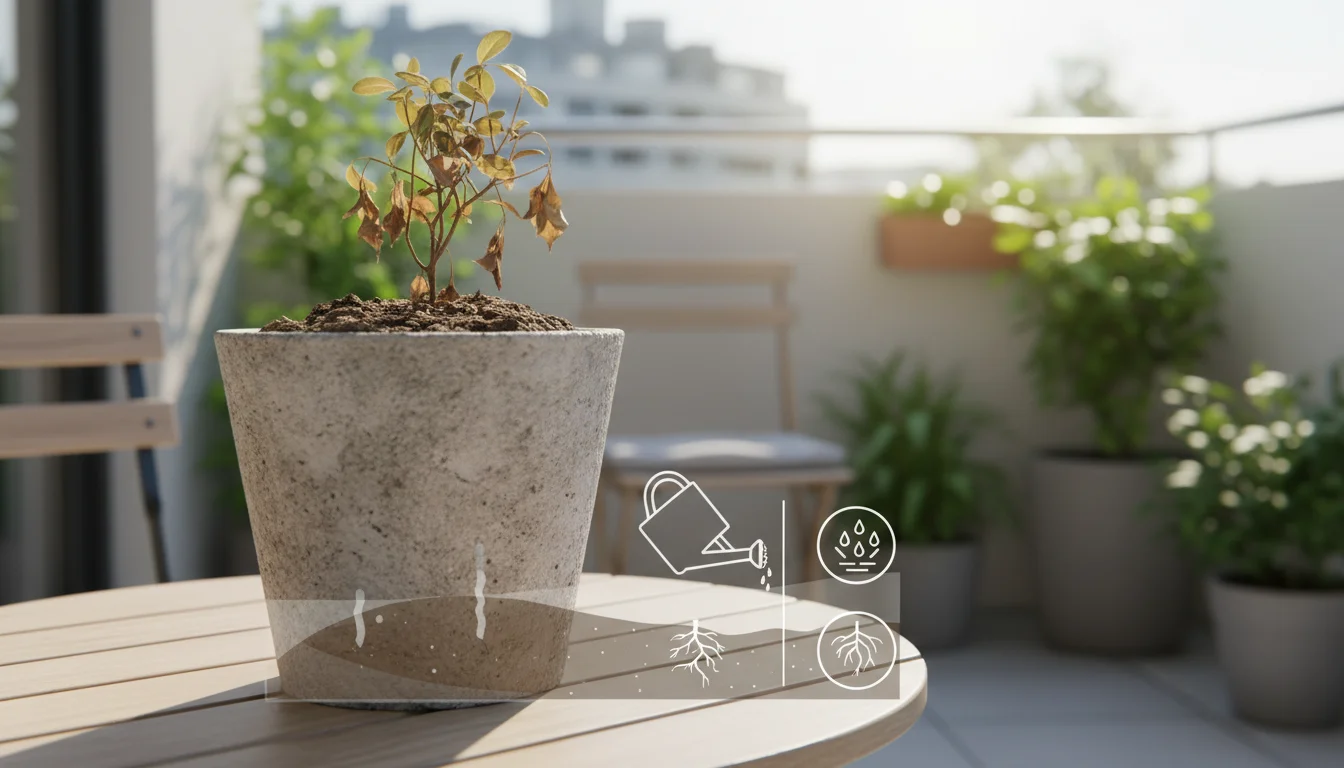 Problem Pot The ‘Concrete Pot’ Problem: Why Your Indoor Soil Gets Hard and Water ...