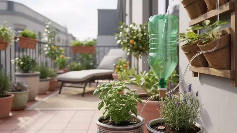 The ‘Hydration Station’ Hack: A DIY Drip Waterer from a Plastic Bottle for Your Thirstiest Balcony Pots - comprehensive guide