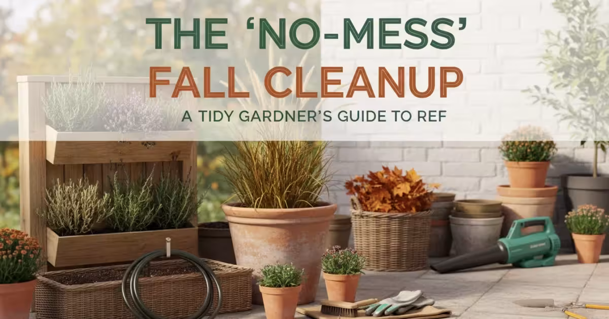 The ‘No-Mess’ Fall Cleanup: A Tidy Gardener’s Guide to Refreshing Soil on a Tiny Balcony - comprehensive guide