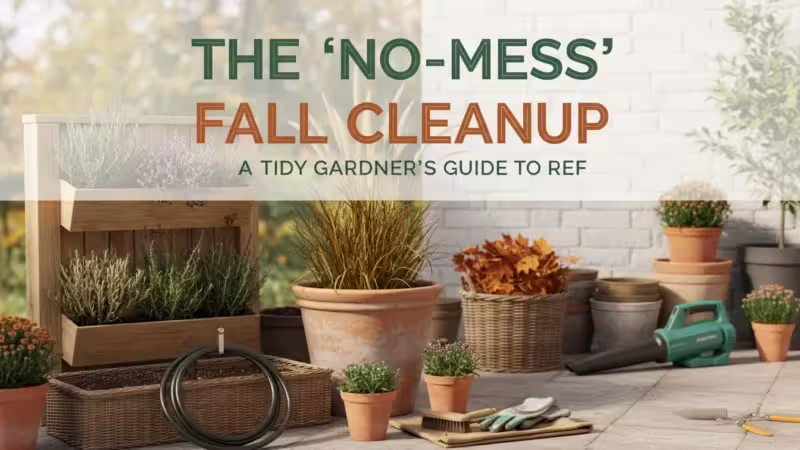 The ‘No-Mess’ Fall Cleanup: A Tidy Gardener’s Guide to Refreshing Soil on a Tiny Balcony - comprehensive guide
