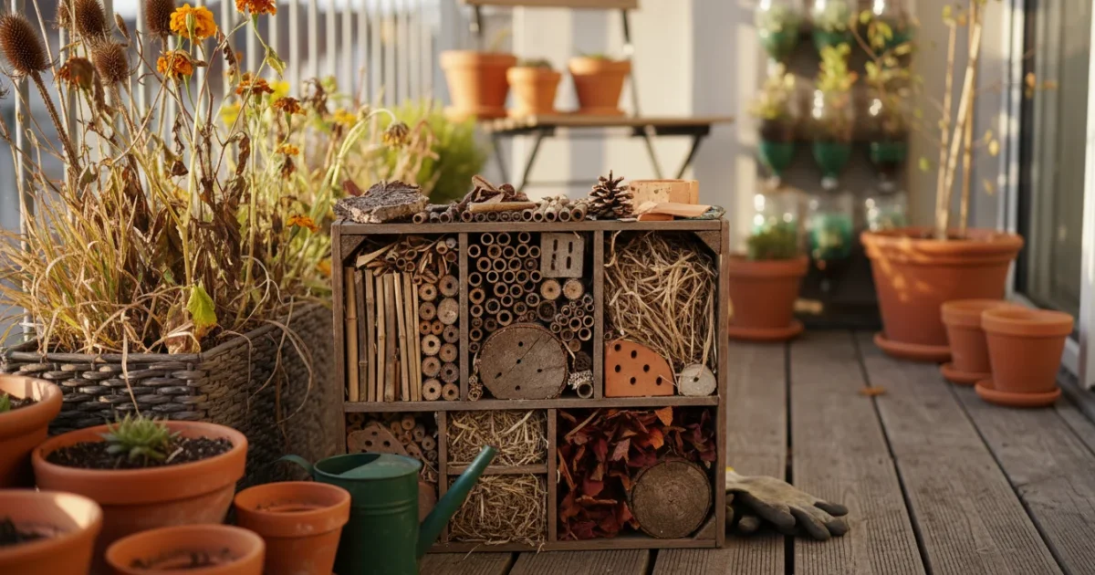 The Balcony Bug Hotel Project: How to Use Fall Garden Debris to Create a Winter Haven for Beneficial Insects - comprehensive guide