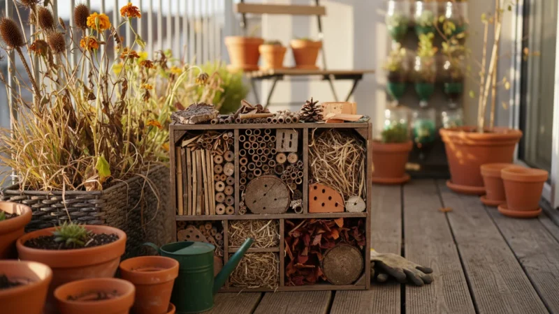 The Balcony Bug Hotel Project: How to Use Fall Garden Debris to Create a Winter Haven for Beneficial Insects - comprehensive guide