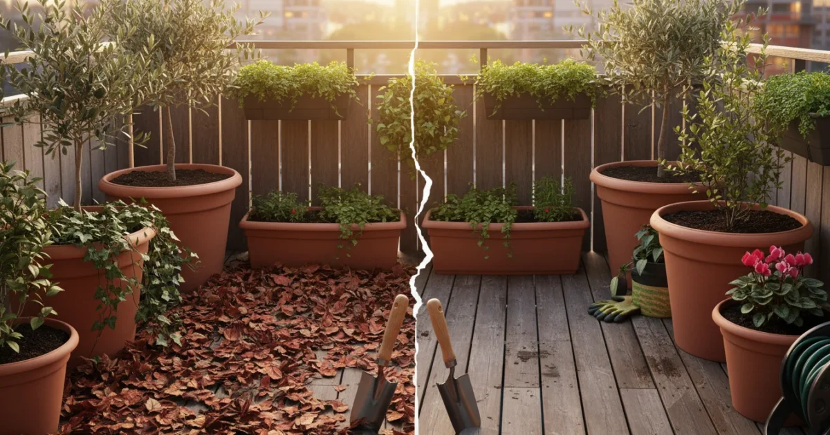 The Balcony Leaf Dilemma: A Pro/Con Guide to Leaving vs. Clearing Fall Debris in Your Pots - comprehensive guide