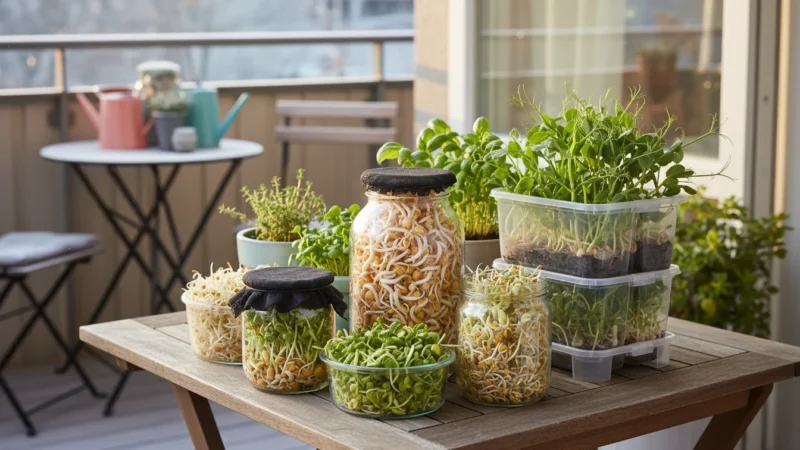 The Easiest Winter Harvest: A Beginner’s Guide to Growing Sprouts in a Jar (No Soil, No Light) - comprehensive guide