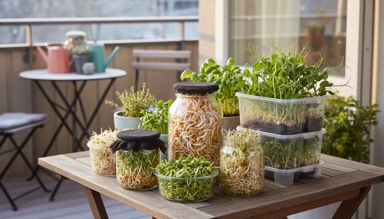 The Easiest Winter Harvest: A Beginner’s Guide to Growing Sprouts in a Jar (No Soil, No Light) - comprehensive guide