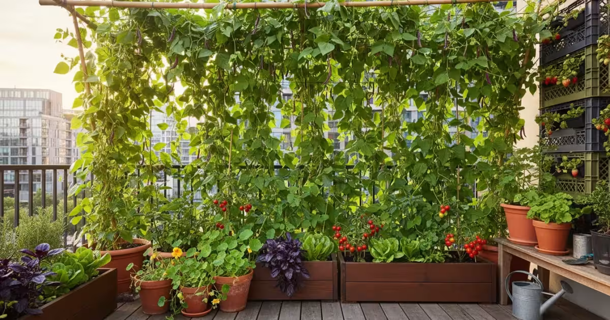 The Edible Balcony ‘Shade Curtain’: How to Grow Vining Beans for Privacy, Shade, and a Summer Harvest - comprehensive guide