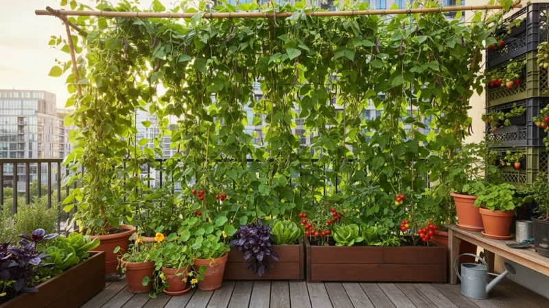 The Edible Balcony ‘Shade Curtain’: How to Grow Vining Beans for Privacy, Shade, and a Summer Harvest - comprehensive guide