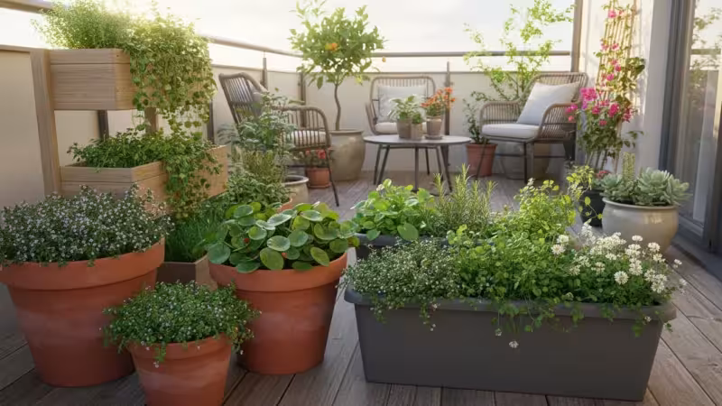 The Living Mulch Method: 3 Edible Groundcovers to Keep Your Large Balcony Pots Cool This Summer - comprehensive guide