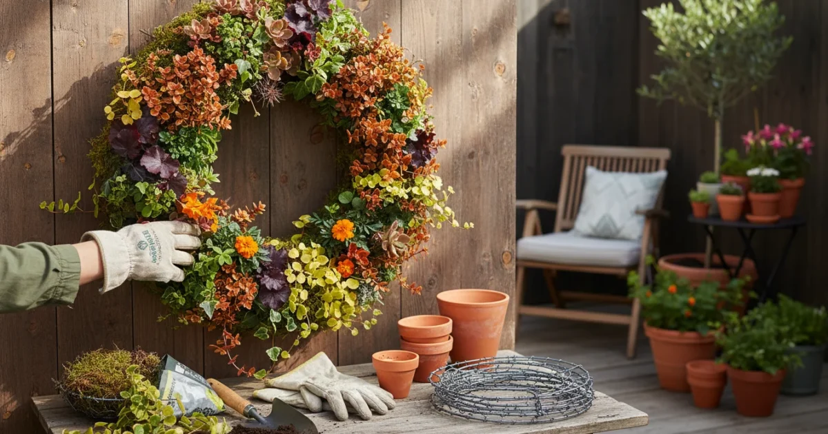 The Living Wreath Project: A Step-by-Step Guide to Creating a Stunning Fall Succulent Wreath for Your Apartment Door - comprehensive guide