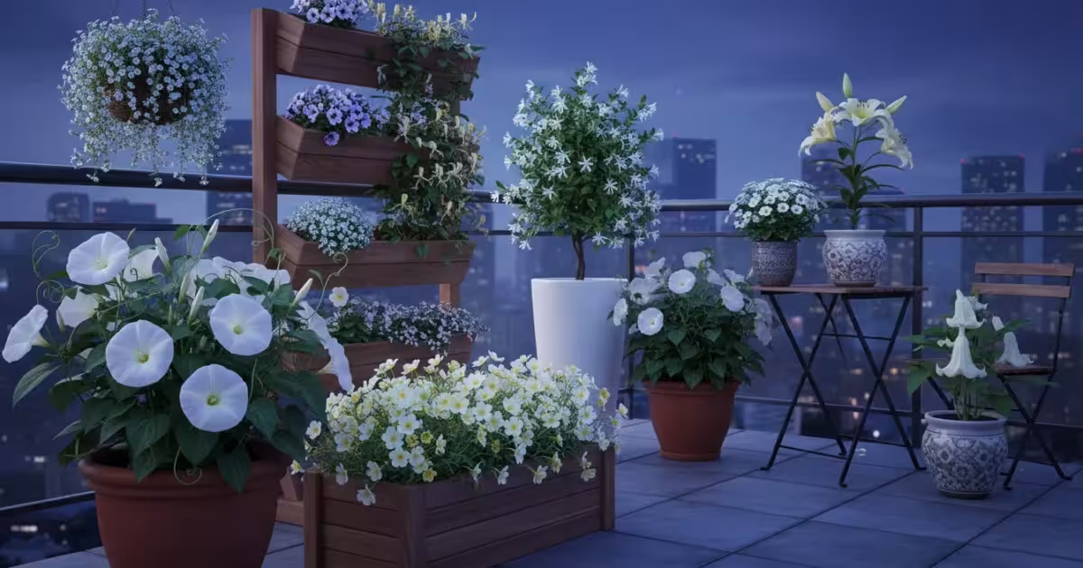 The Night Shift: 7 Fragrant Flowers That Bloom After Dark for Your Summer Balcony - comprehensive guide