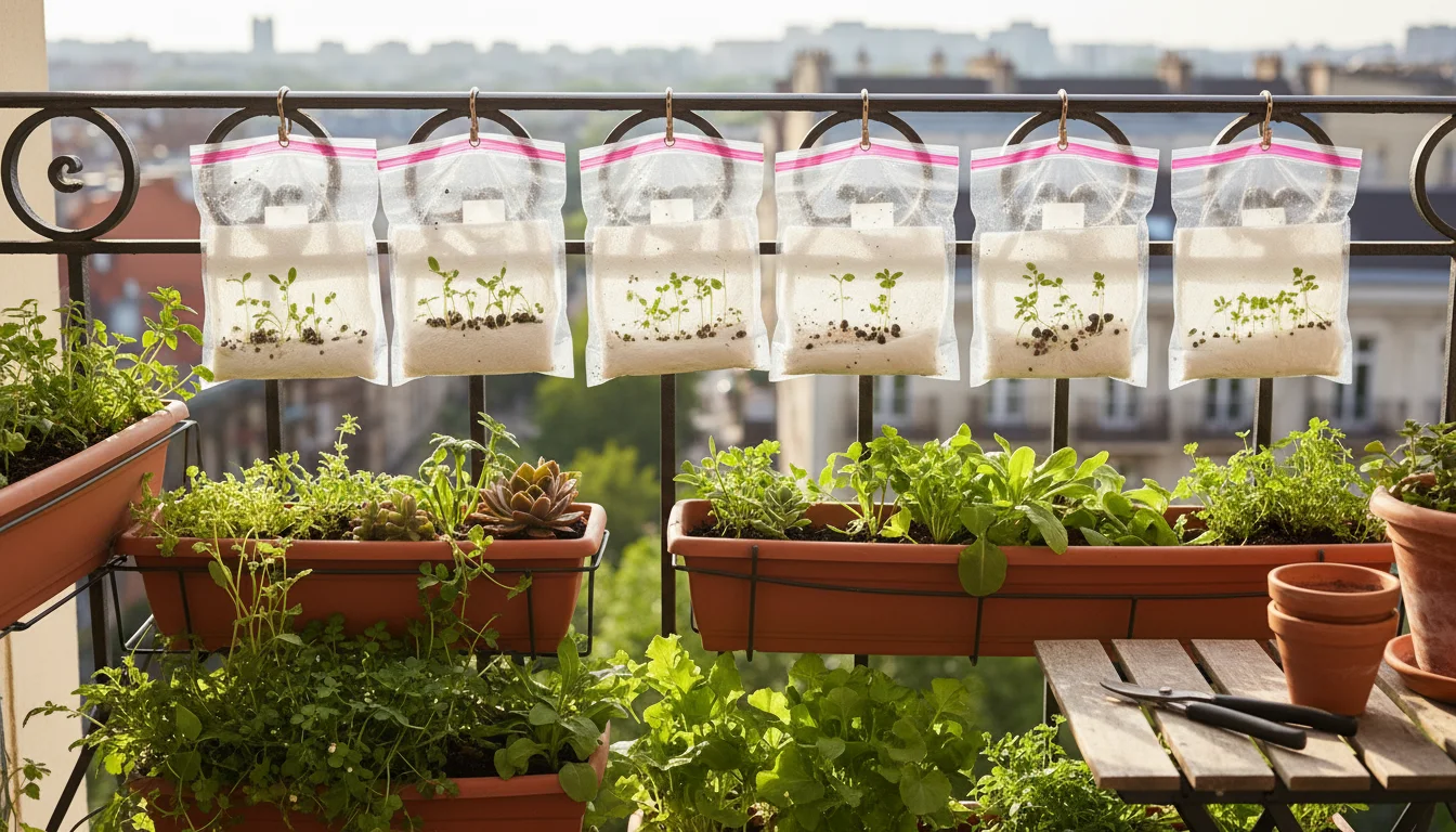 The No-Space Seed Starting Method: How to Sprout Your First Veggies in a Ziplock Bag on a Window - comprehensive guide