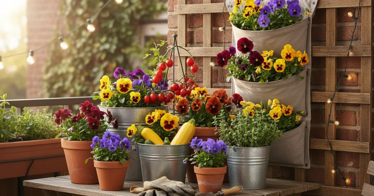 The Prettiest Fall Harvest: A Beginner’s Guide to Growing Edible Pansies and Violas in Window Boxes - comprehensive guide