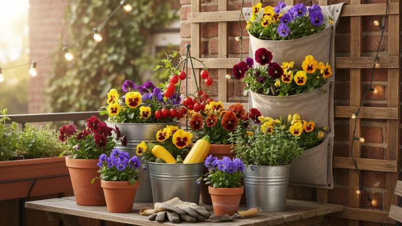 The Prettiest Fall Harvest: A Beginner’s Guide to Growing Edible Pansies and Violas in Window Boxes - comprehensive guide