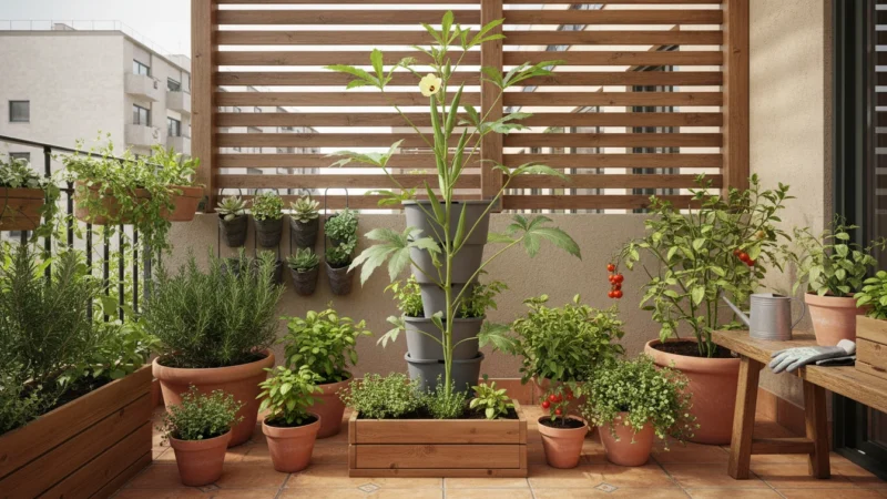 The Surprising Skyscraper Veggie: A Beginner’s Guide to Growing Okra in a Single Deep Pot on a Hot Balcony - comprehensive guide