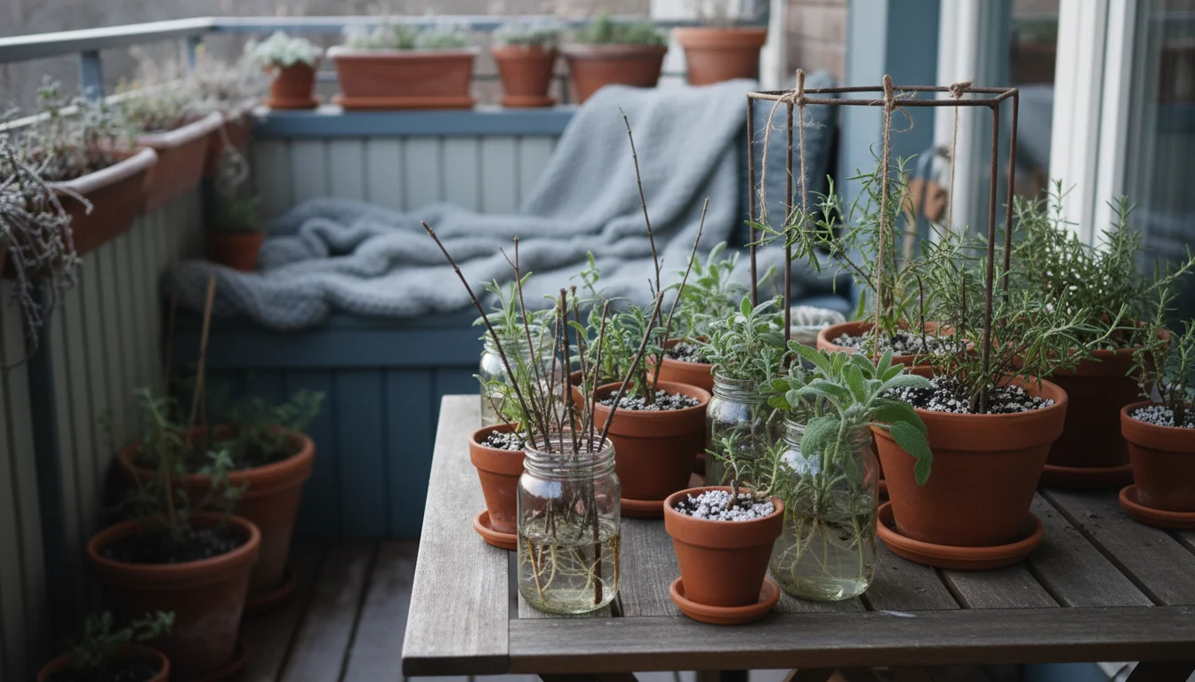Winter Propagation Project: How to Multiply Your Favorite Woody Herbs (Like Rosemary & Thyme) Indoors - comprehensive guide