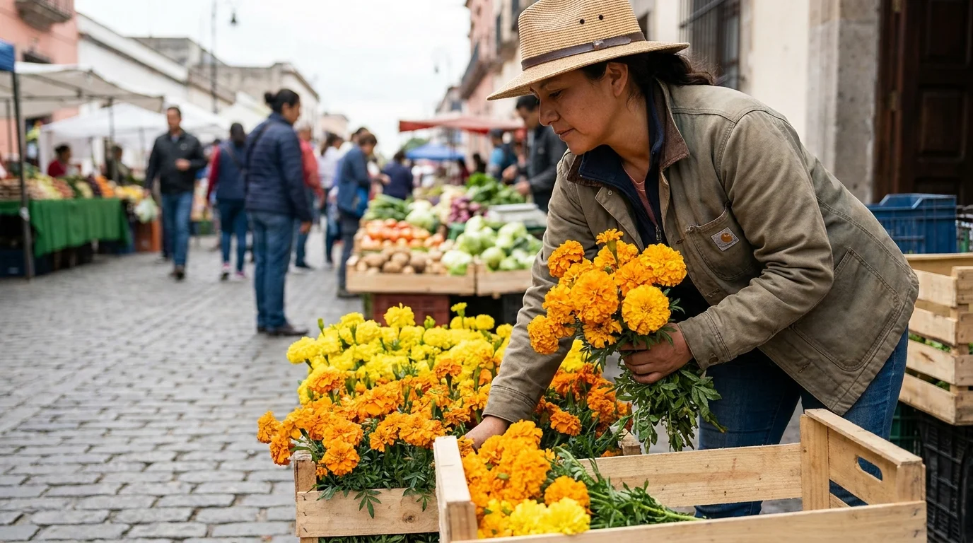 9. Marigolds (Tagetes)